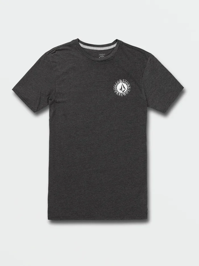 Volcom TShirts and Tanks Exuder Short Sleeve Tee 8211 Dark Black Heather Dark Black Heather 8211 Mens Volcom TShirts and Tanks Exuder Short Sleeve Tee 8211 Dark Black Heather Dark Black Heather 8211 Mens