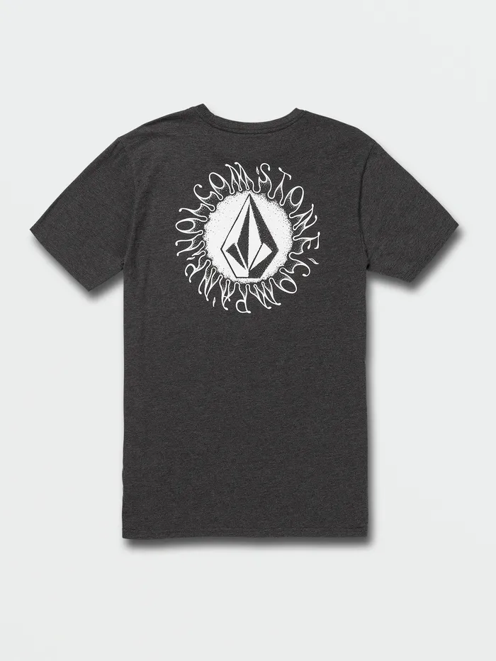 Volcom TShirts and Tanks Exuder Short Sleeve Tee 8211 Dark Black Heather Dark Black Heather 8211 Mens