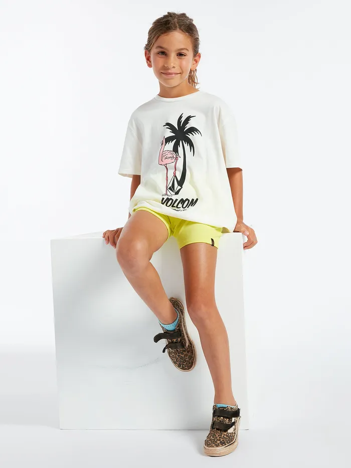 Volcom TShirts and Tanks Girls Truly Stoked Boyfriend Tee 8211 Star White Star White 8211 Girls