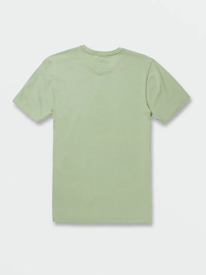 Volcom TShirts and Tanks Global Stone Short Sleeve Tee 8211 Basil Basil 8211 Mens