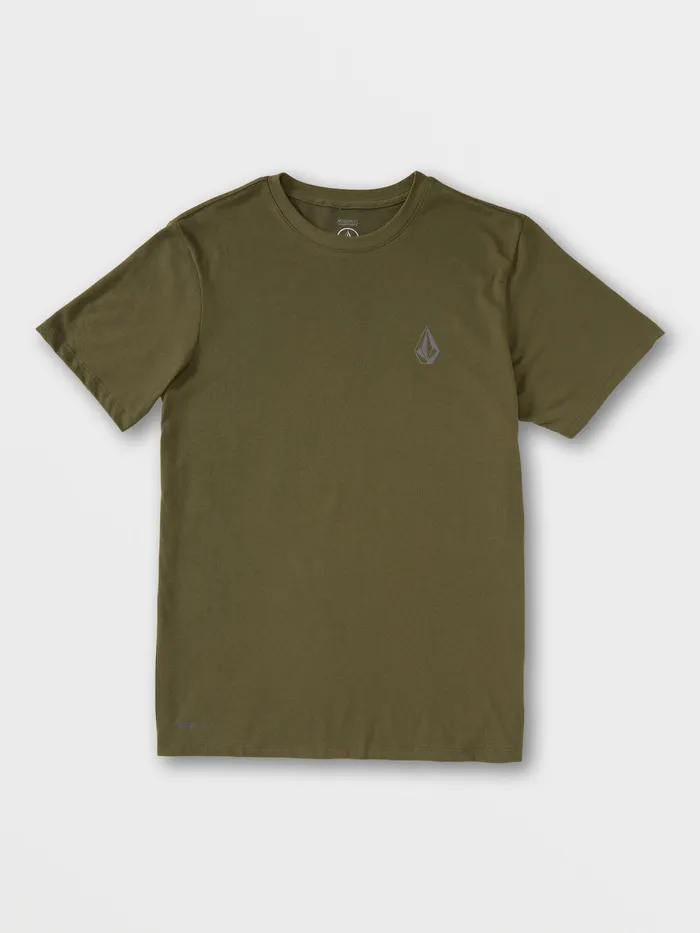 Volcom TShirts and Tanks Stone Tech Short Sleeve Tee 8211 Military Military 8211 Mens