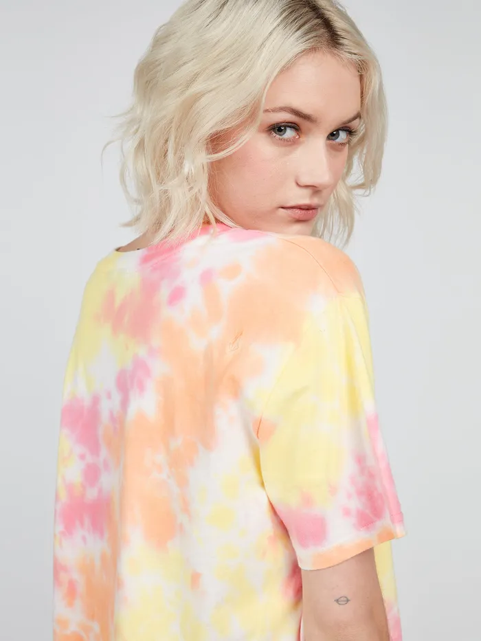 Volcom Tops Galactic Stone Short Sleeve 8211 Hazey Pink Hazey Pink 8211 Womens