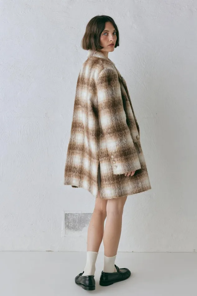 VRG GRL Alexa Blazer Plaid Women Sets