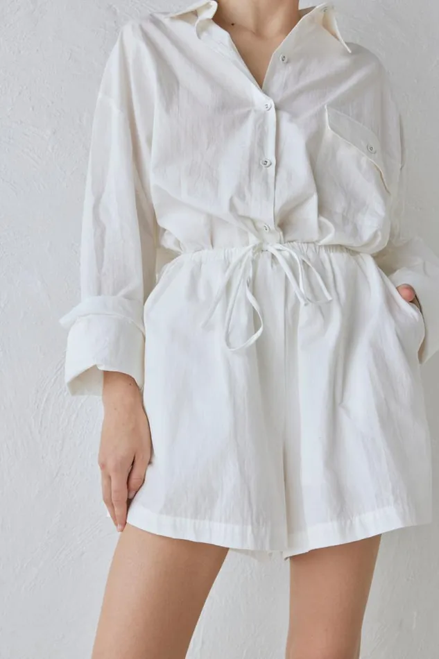 VRG GRL Annika Shorts White Women Sets