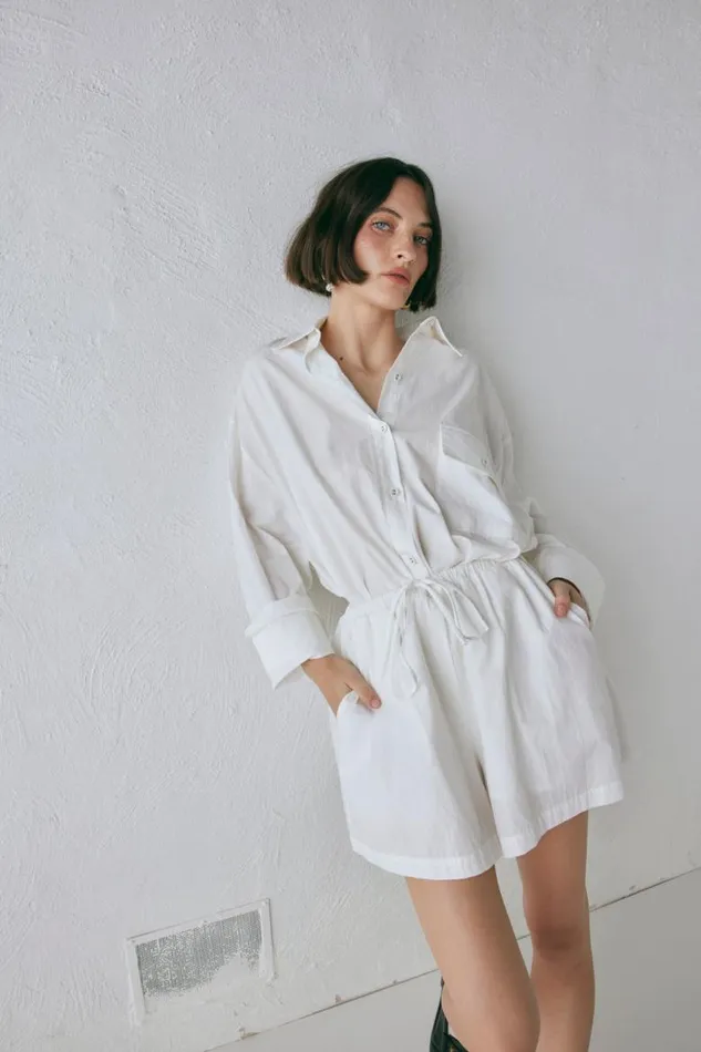 VRG GRL Annika Shorts White Women Sets