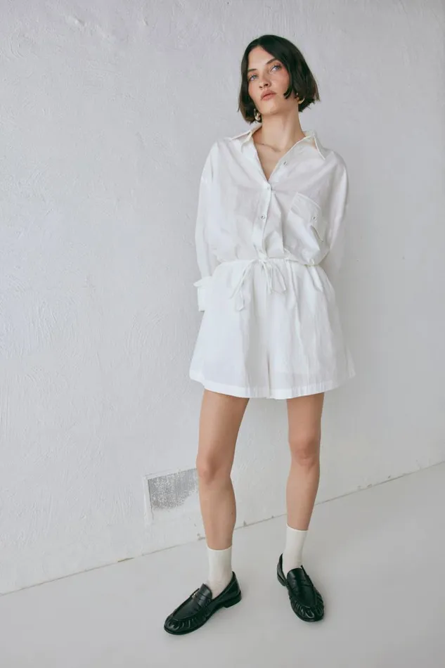 VRG GRL Annika Shorts White Women Sets