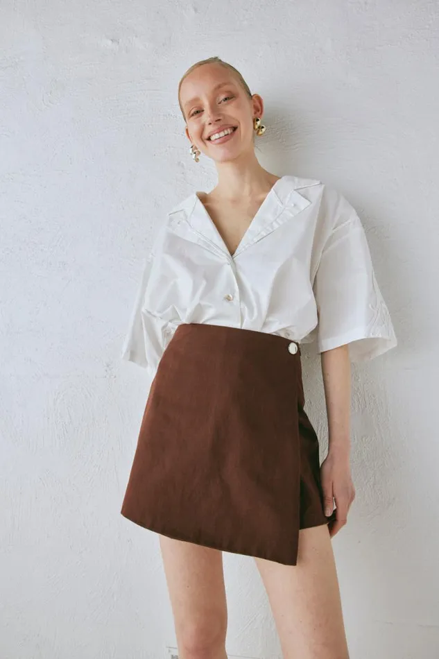 VRG GRL Cove Skort Chocolate Women Shorts