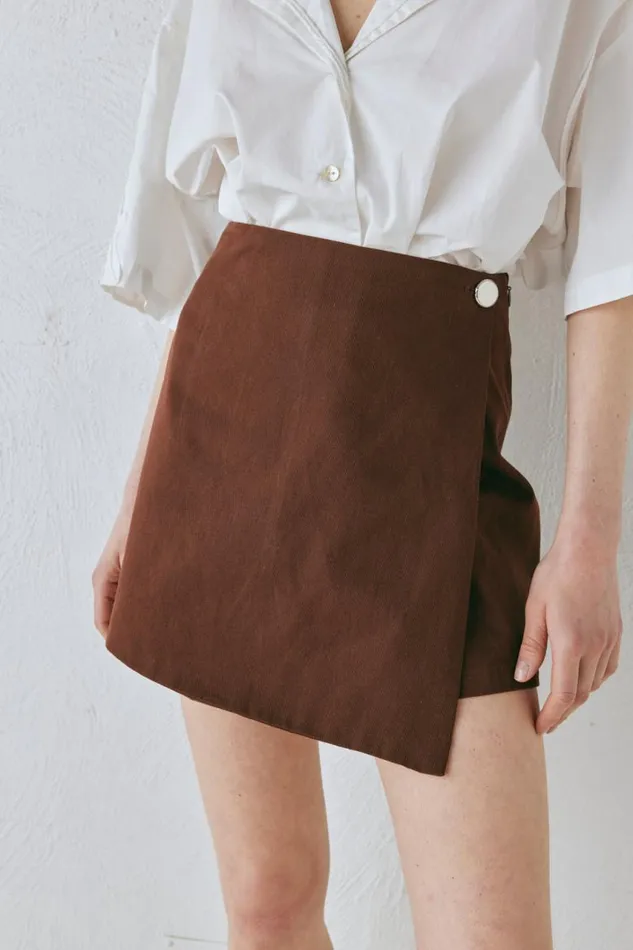 VRG GRL Cove Skort Chocolate Women Shorts
