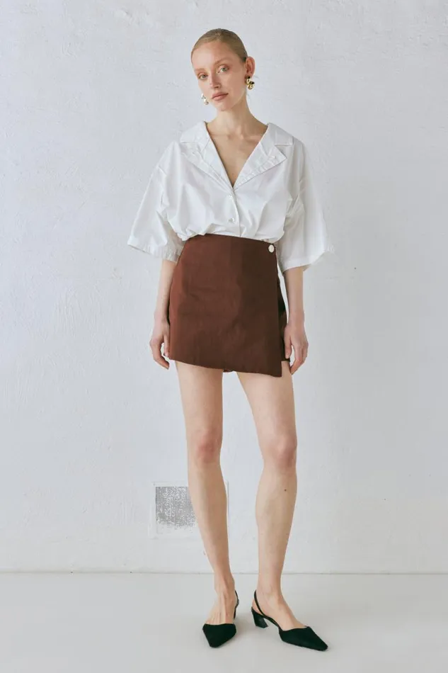 VRG GRL Cove Skort Chocolate Women Shorts