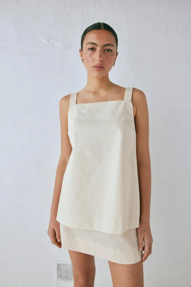 VRG GRL Elka Top Cream Women Sets