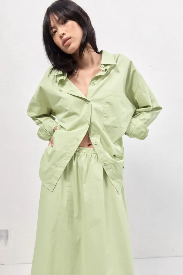 VRG GRL Hanna Shirt Mint Women Long Sleeve
