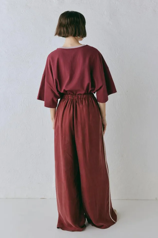VRG GRL Moonscapes Pants Wine Women Pants