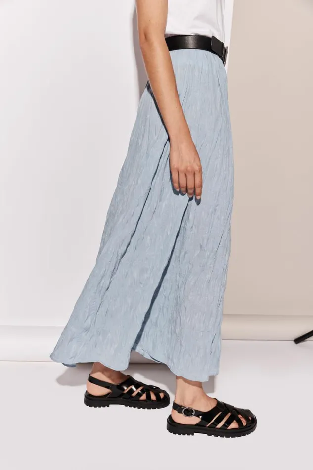 VRG GRL Solara Midi Skirt Sky Women Skirts