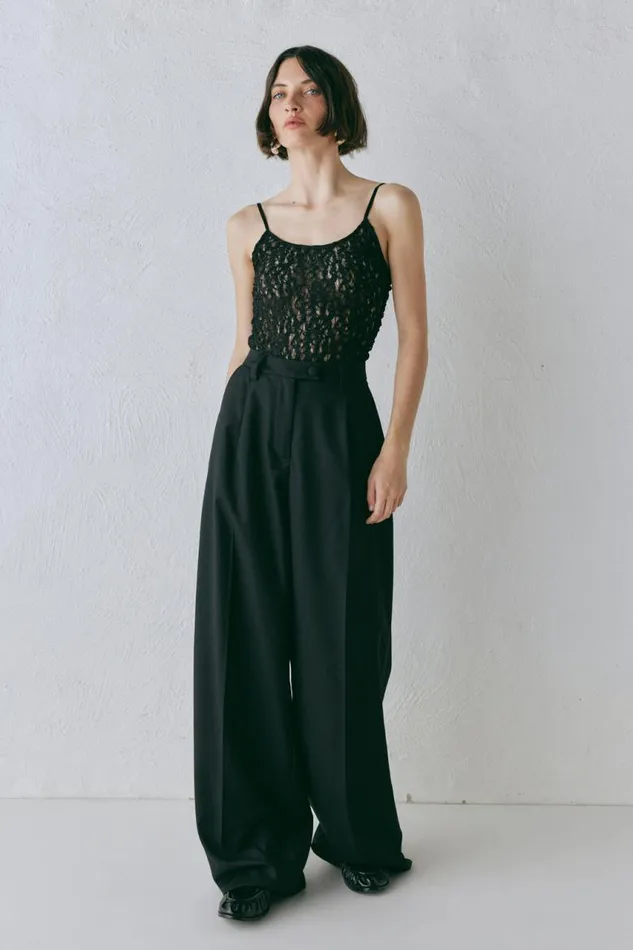 VRG GRL Zola Pants Black Women Pants