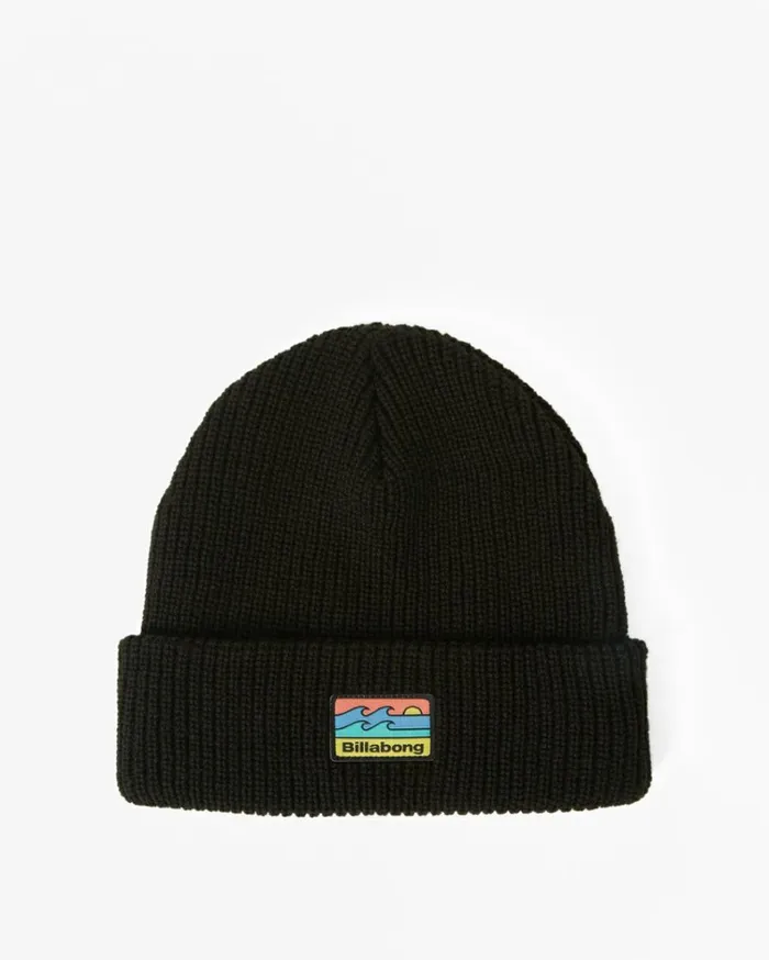 Walled Beanie Black Men Billabong Hats