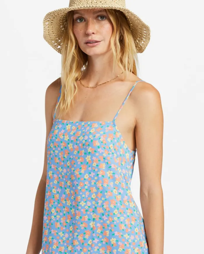 Weekend Waves Midi Dress Summer Sky Women Billabong Midi Dresses