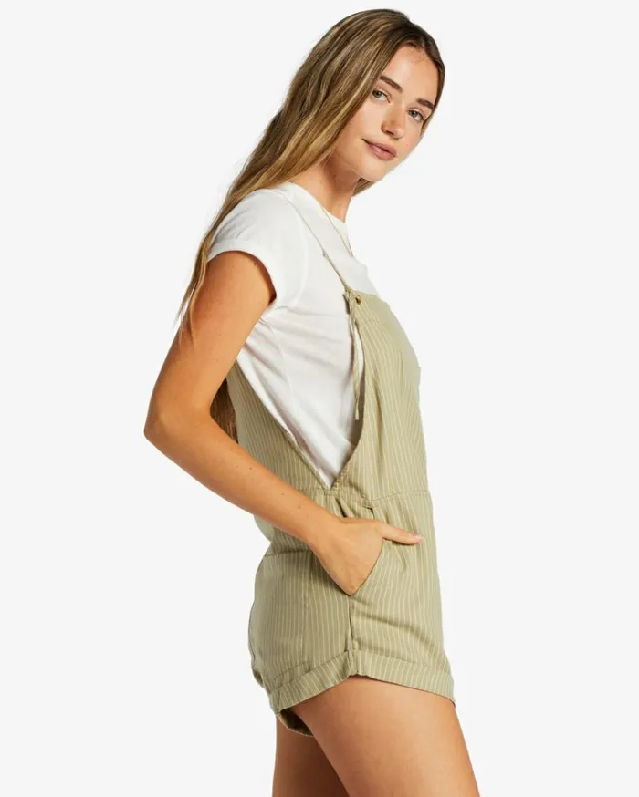 Wild Pursuit Romper Avocado 2 Women Billabong Essentials