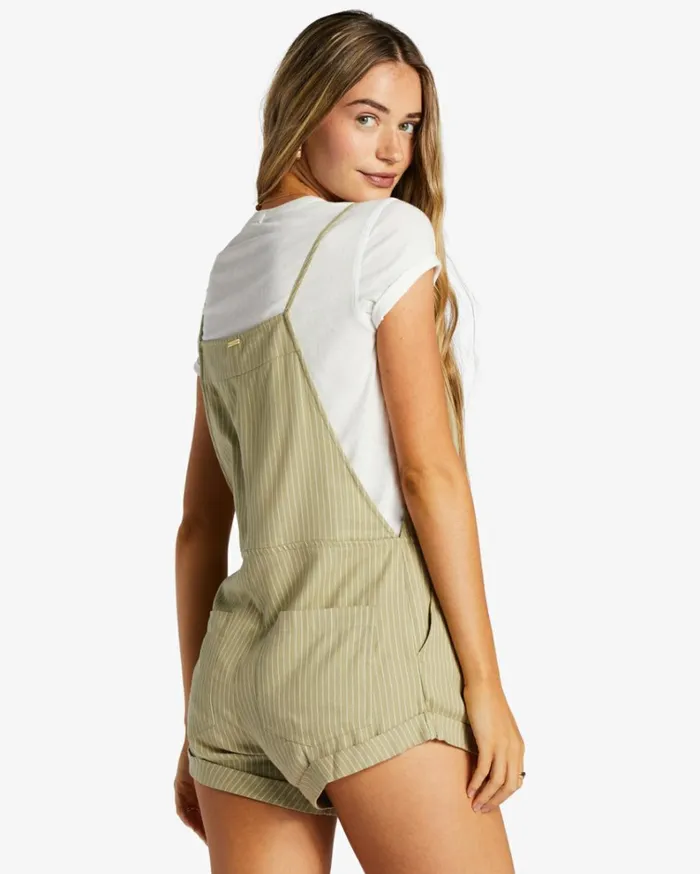 Wild Pursuit Romper Avocado 2 Women Billabong Essentials
