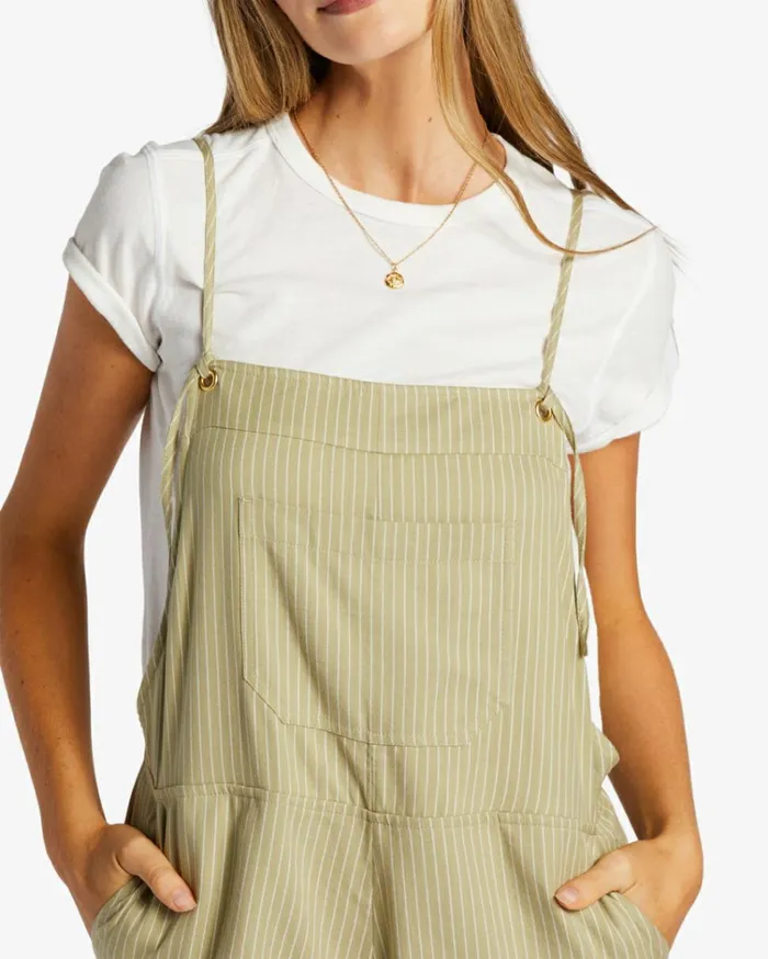 Wild Pursuit Romper Avocado 2 Women Billabong Essentials
