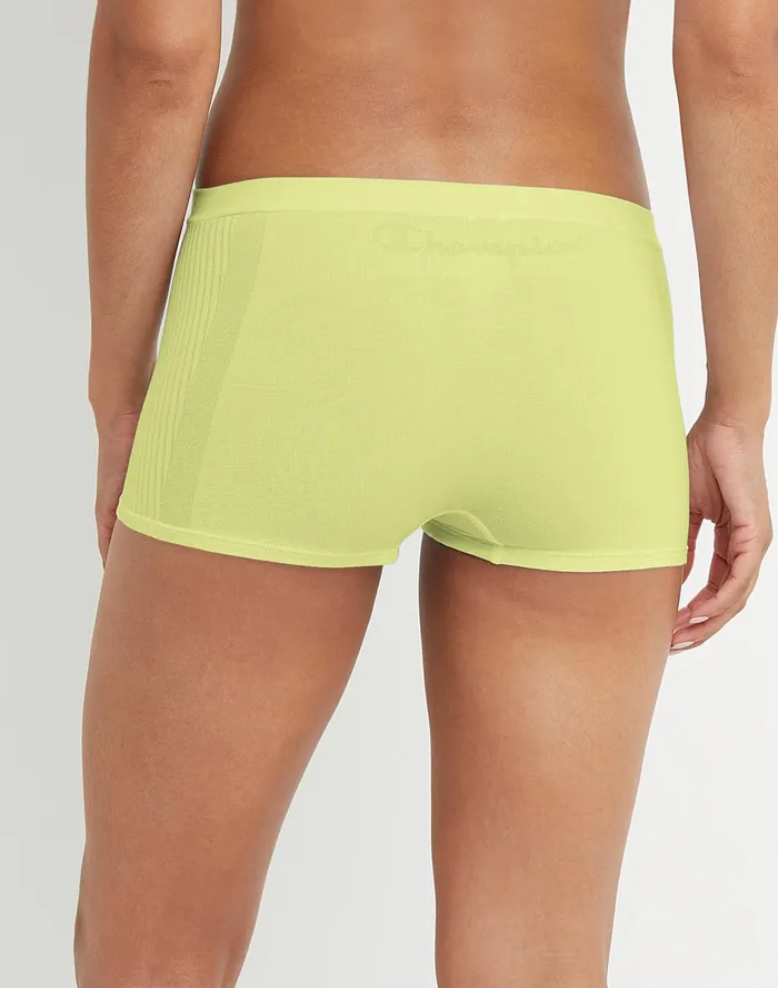 Women039S Boyshort Underwear Script Logo Frozen Lime Women Champion Underwear