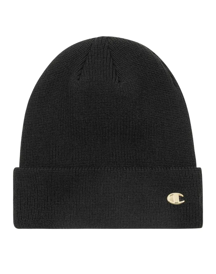 Women039S Luxe Athletic Cuff Beanie Black Women Champion Hats