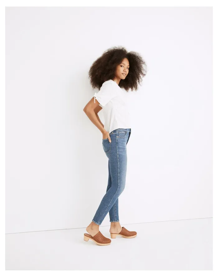 Women 10034 High Rise Skinny Crop Jeans In Bradfield Wash Bradfield Wash Madewell Jeans Women 10034 High Rise Skinny Crop Jeans In Bradfield Wash Bradfield Wash Madewell Jeans