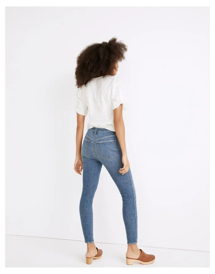 Women 10034 High Rise Skinny Crop Jeans In Bradfield Wash Bradfield Wash Madewell Jeans Women 10034 High Rise Skinny Crop Jeans In Bradfield Wash Bradfield Wash Madewell Jeans