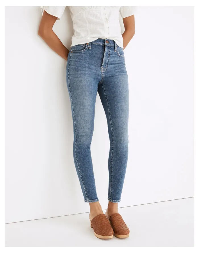 Women 10034 High Rise Skinny Crop Jeans In Bradfield Wash Bradfield Wash Madewell Jeans Women 10034 High Rise Skinny Crop Jeans In Bradfield Wash Bradfield Wash Madewell Jeans