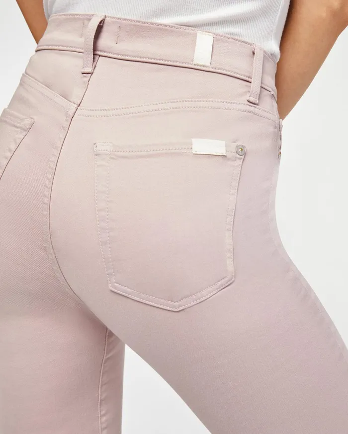 Women 7 For All Mankind Ankle High Waist Ankle Skinny In Soft Lavender