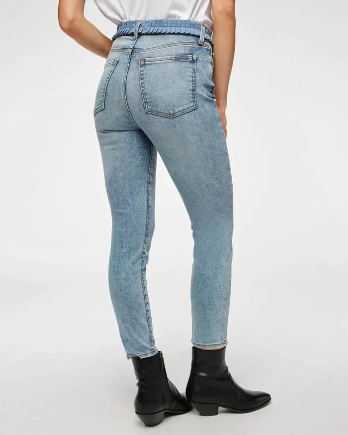 Women 7 For All Mankind Cropped High Waist Cropped Skinny In Camrose