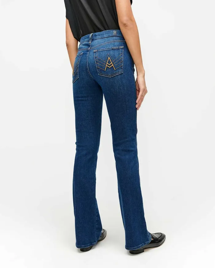 Women 7 For All Mankind Full Length A039 Pocket Flare In Fletcher Drive