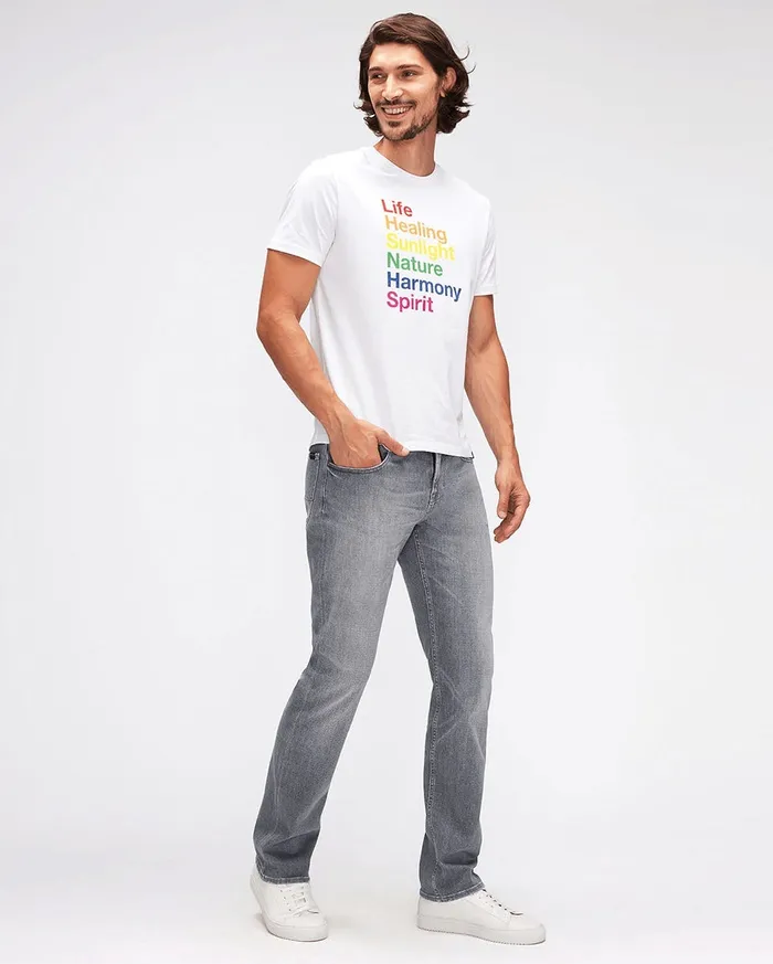Women 7 For All Mankind Tops Pride For All Mankind Genderless Harmony Graphic Tee