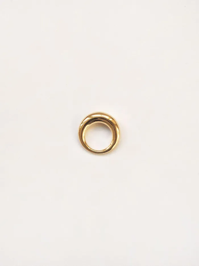 Women All Blues 8211 Fat Snake Polished Ring In Gold The UNDONE Rings