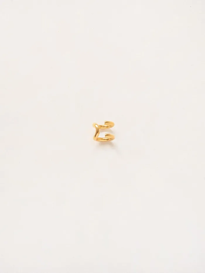 Women All Blues 8211 Turn Ear Cuff In Gold Vermeil The UNDONE Earrings