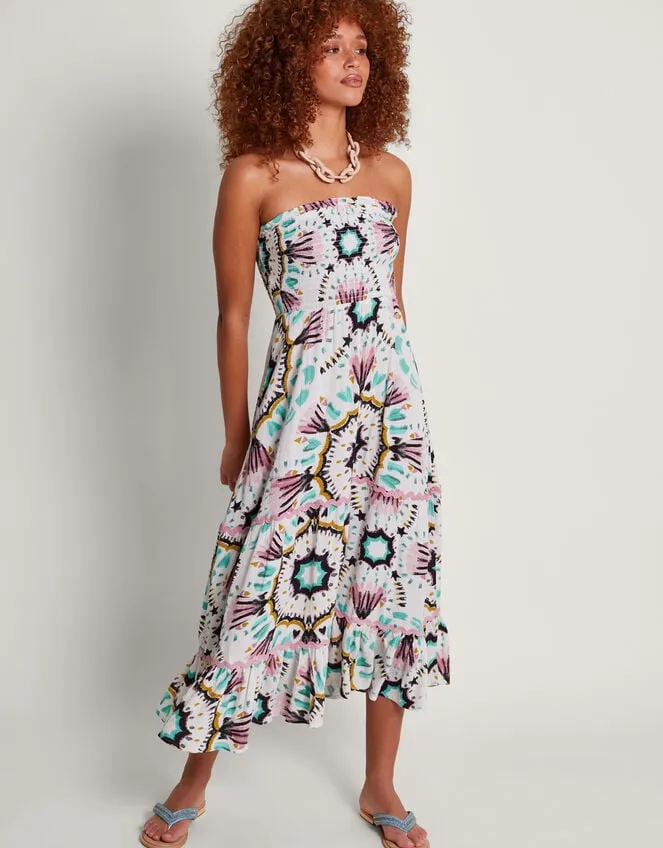 Women Allegra Bandeau Dress Ivory Monsoon Dresses