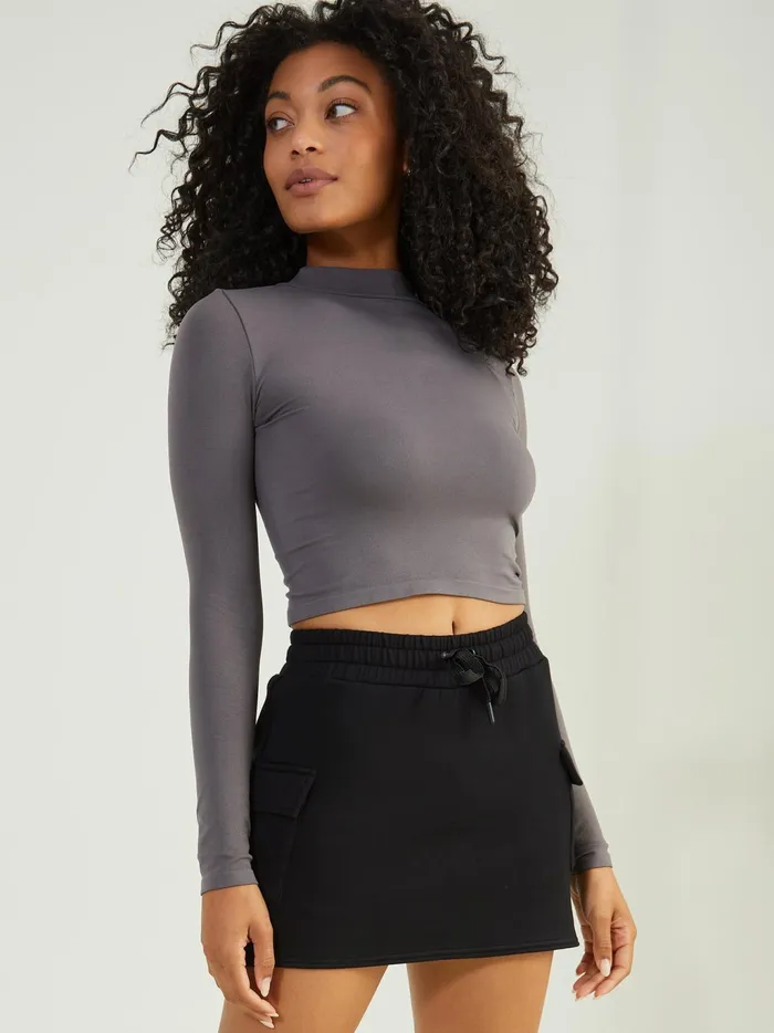Women Altar039d State Activewear Cloud Nine Cargo Skirt Black