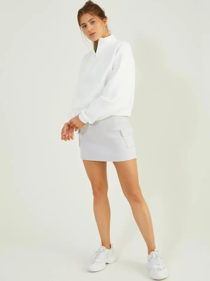 Women Altar039d State Activewear Cloud Nine Cargo Skirt Heathergray