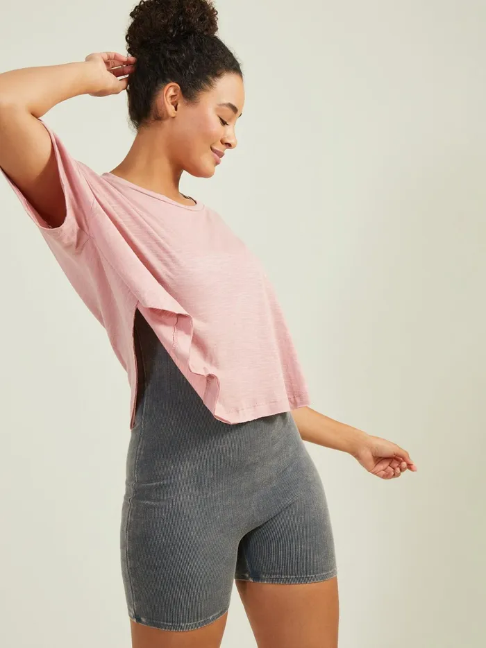 Women Altar039d State Activewear Come Through Tee Rose