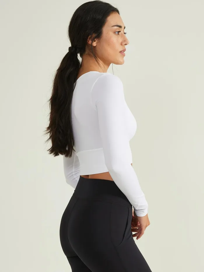 Women Altar039d State Activewear Find Your Flow Top White