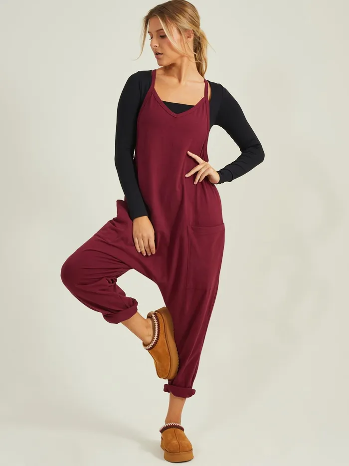 Women Altar039d State Activewear Hang Tough Jumpsuit Wine