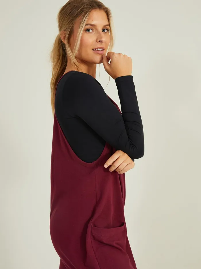 Women Altar039d State Activewear Hang Tough Jumpsuit Wine