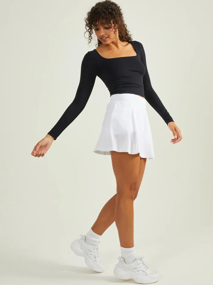 Women Altar039d State Activewear Square Up Top Black