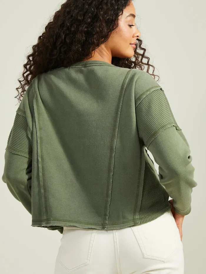 Women Altar039d State Blouses Natalia Thermal Top Olive