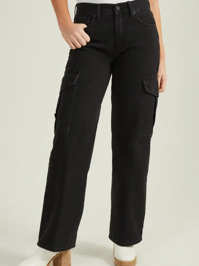 Women Altar039d State Cargo Pants Oaklyn Cargo Jeans Washedblack