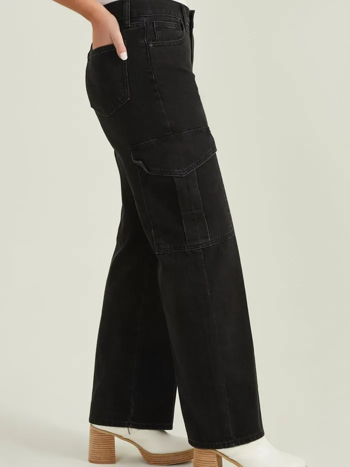 Women Altar039d State Cargo Pants Oaklyn Cargo Jeans Washedblack