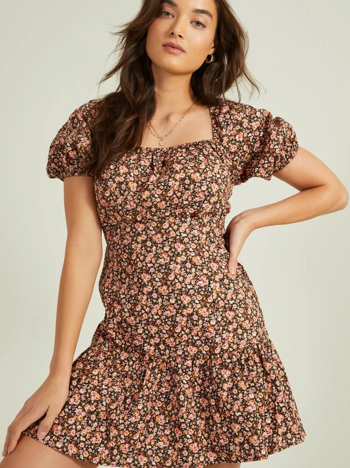 Women Altar039d State Casual Kimber Floral Dress Blackmulti