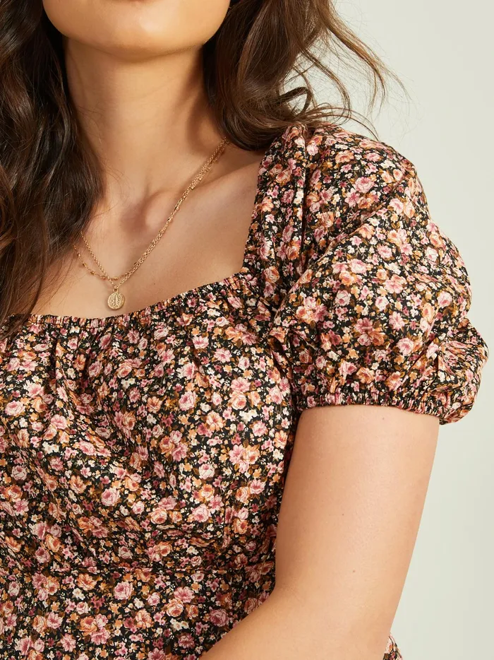Women Altar039d State Casual Kimber Floral Dress Blackmulti