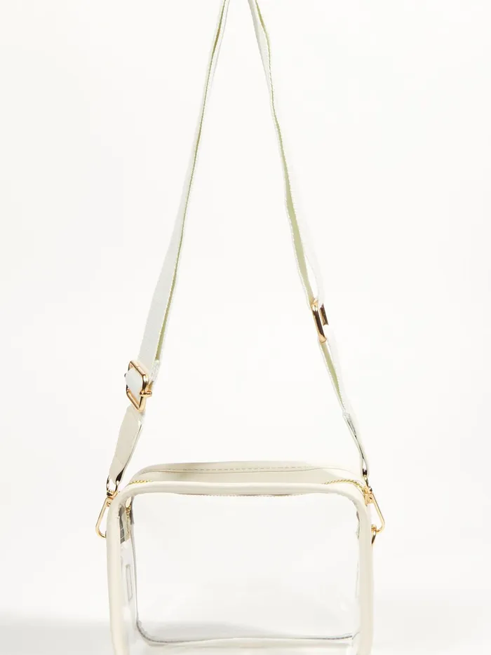 Women Altar039d State Handbags Clear Crossbody Camera Bag Ivory