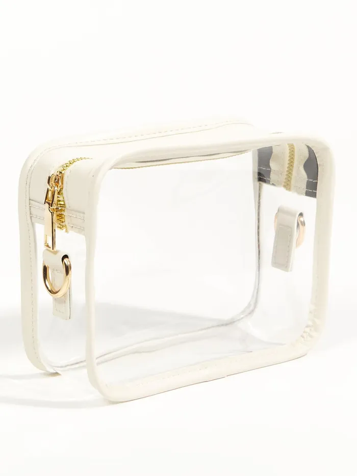 Women Altar039d State Handbags Clear Crossbody Camera Bag Ivory