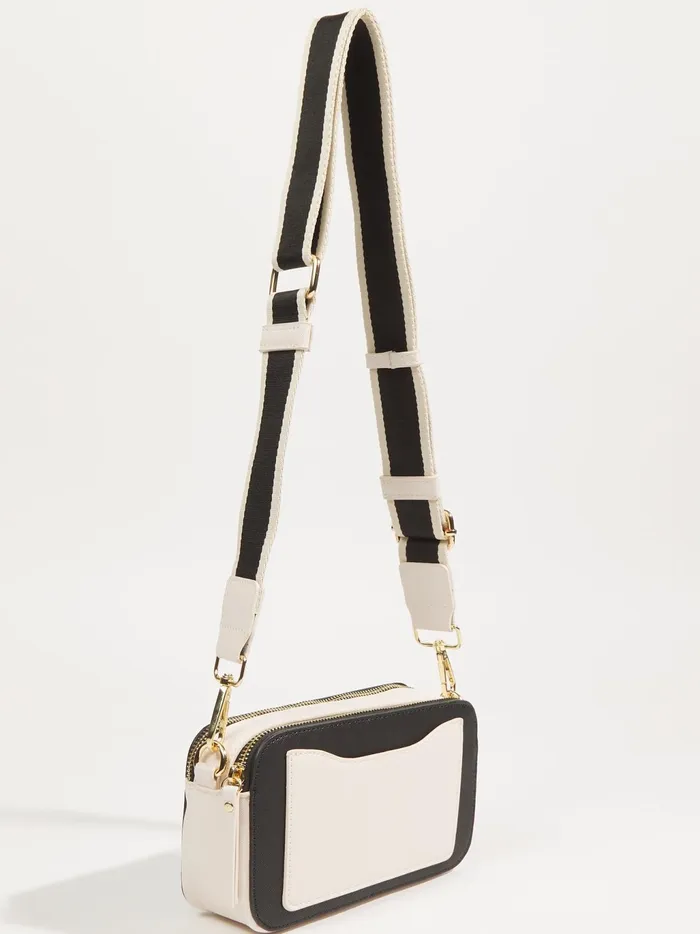 Women Altar039d State Handbags Shelby Camera Strap Bag Blackivory